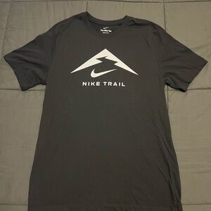 Nike Trail Black Short Sleeve Tee